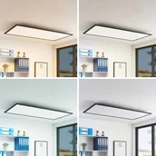 Lampy sufitowe - Lindby Nelios lampa sufitowa LED, CCT 120 x 60 cm - miniaturka - grafika 1