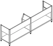 Zlewy i komory gospodarcze - Franke Stelaż rozłożony MAXF260-60 - miniaturka - grafika 1