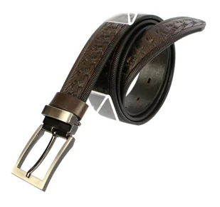 WIREX (PL) Pasek Skórzany Męski WIREX (PL) Klamra Nowoczesna GŁADKI SZARFOWANY "BIEŻNIK" CZEKOLADOWY 35 mm Skóra Licowa Extra - Paski WIREX (PL) Pasek Skórzany Męski WIREX (PL) Klamra Nowoczesna GŁADKI SZARFOWANY "BIEŻNIK" CZEKOLADOWY 35 mm Skóra Licowa Extra - Paski - miniaturka - grafika 1