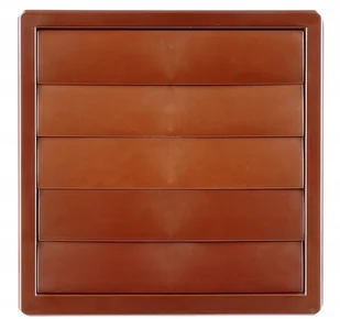 Parkanex wywiewna brązowa z żaluzją 150 - Kratki wentylacyjne - miniaturka - grafika 2