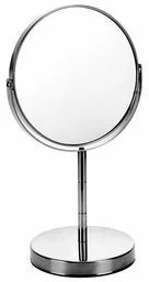 QUBUSS Lusterko dwustronne do makijażu QUBUSS, srebrne, 14,2 cm - Lusterka do makijażu - miniaturka - grafika 2