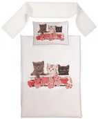 Pościel dla dzieci - BabyMatex Multitex Happy, Pościel niemowlęca, 100x135 cm, 3-elementowy - miniaturka - grafika 1