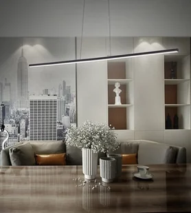 Altavola Design Lampa wisząca LINEA No.1 120cm czarna 3k LA089/P_120_3k - Lampy sufitowe - miniaturka - grafika 3