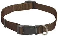 Obroże dla psów - CHAPUIS SELLERIE CHAPUIS SELLERIE SLA177 regulowana obroża dla psa - nylonowy pasek brązowy - szerokość 20 mm - długość 35-60 cm - rozmiar M SLA177 - miniaturka - grafika 1