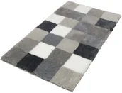 Dywaniki łazienkowe - Kleine Wolke Dywanik łazienkowy Caro Light Grey 4004478101470 - miniaturka - grafika 1
