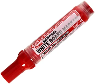 Pentel Marker do tablic suchościeralnych EASYFLO MW50M czerwony okrągły 7407 - Markery do tablic - miniaturka - grafika 2