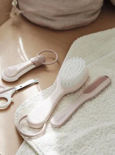 Beaba Akcesoria do pielęgnacji: termometr do kąpieli, cążki do paznokci, szczoteczka i grzebień Green Blue solution-bc-7158-0 - Zabawki do kąpieli - miniaturka - grafika 5