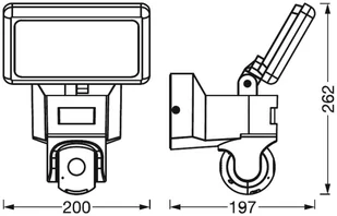 LEDVANCE SMART+ SMART+ WiFi Outdoor Flood Camera Control - Lampy ogrodowe - miniaturka - grafika 4