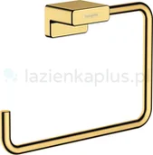Wieszaki łazienkowe - Hansgrohe AddStoris wieszak na ręcznik złoty 41754990 - miniaturka - grafika 1
