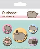 Dodatki do ubrań - Pusheen Fancy 5 przypinek z kotem dla dziecka - miniaturka - grafika 1