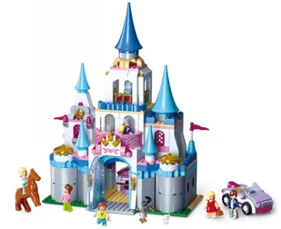 Sluban Klocki Zamek Pałac Księżniczki 815 el. G096074 B0610 - Klocki - miniaturka - grafika 2