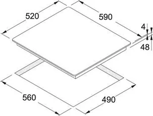 Płyta elektryczna do zabudowy Franke FHCR 604 2I 1FLEXI T PWL (108.0377.087) - Płyty elektryczne do zabudowy - miniaturka - grafika 3