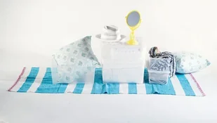 Curver Pojemnik  Textile Box transparentny 45 l - Pudła i kartony archiwizacyjne - miniaturka - grafika 5