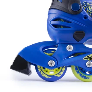 Spokey BUDDY Łyżworolki Dziecięce Regulowane Rolki | niebieskie - Rolki - miniaturka - grafika 7