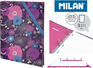 MILAN Segregator A4 IN BLOOM w twardej oprawie - Szkolne artykuły papiernicze - miniaturka - grafika 2