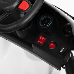 GABBIANO Fotel fryzjerski dziecięcy samochodzik bm biały P138157 - Fotele fryzjerskie - miniaturka - grafika 3