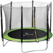 Trampoliny - Uniprodo Trampolina ogrodowa 244 cm 100 kg siatka UNI_TRAMPOLINE_06 - miniaturka - grafika 1