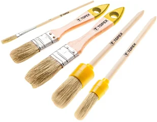 Topex Zestaw pędzli 5szt. 20B816 - Pędzle i wałki - miniaturka - grafika 2