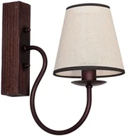 Lampy ścienne - Luminex KInkiet CARIN 1xE14/60W/230V ciemny - miniaturka - grafika 1