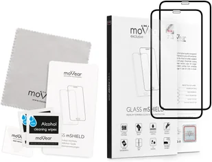 movear 2 szt. 2.5D MAX Szkło Hartowane na iPhone 11 Pro (5.8") do Etui GLASS mSHIELD 2.5D MAX AI11PGMMGGF3BK2 - Szkła hartowane na telefon - miniaturka - grafika 2
