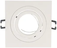 Oprawy, klosze i abażury - LED line Oprawa aluminiowa kwadratowa ruchoma biały szczotkowany - AKROS 241222 - miniaturka - grafika 1