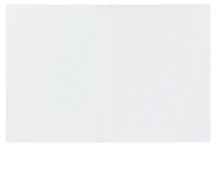 vidaXL Ścianki boczne do namiotu, 2 szt., z suwakiem, PE, białe - Pawilony ogrodowe - miniaturka - grafika 4