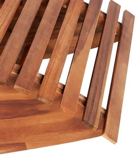 vidaXL Leżak bujany z drewna akacjowego 42652 - Fotele i krzesła ogrodowe - miniaturka - grafika 5