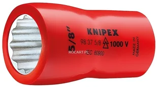 Knipex nasadka sześciokątna 1/2 z gniazdem czworokątnym 3/8 98371/2 (9837 1 2) - Klucze i nasadki - miniaturka - grafika 3