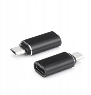 Uniwersalny Adapter Usb Typ C Na Micro Usb Czarny - Złącza, przejściówki, adaptery - miniaturka - grafika 2