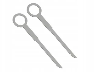 Laguna Klucze do demontażu radia wyjmaki Renault - Akcesoria car audio - miniaturka - grafika 3