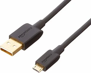 AmazonBasics przewód połączeniowy, wtyczka USB 2.0, USB typu A na wtyk mikro-USB-B -, czarny 80P4V4 - Adaptery i przejściówki - miniaturka - grafika 2