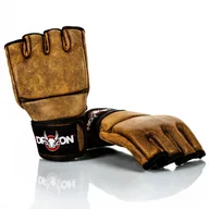 Rękawice bokserskie - Mr. Dragon Rękawice MMA Mr. Dragon Old School  Rozmiar odzieży: XL 220300-BR/OW_XL - miniaturka - grafika 1