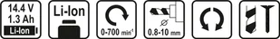 Sthor 14 4 V Li-Ion 78982 - Wiertarko-wkrętarki akumulatorowe - miniaturka - grafika 10