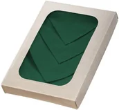 Obrusy i serwetki - Dekoria Komplet serwetek 6szt 42x42 loneta butelkowa zieleń 42x42 S-000-021 - miniaturka - grafika 1