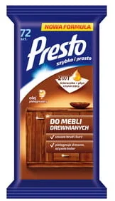 Presto CHUSTECZKI GOSPODZARCZE PRESTOCLEAN DO MEBLI 72 SZT. (51484210) - Środki do podłóg i mebli - miniaturka - grafika 3