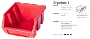 PATROL Group Ergobox 1 GROUP, 116 x 112 x 75mm - Pozostałe wyposażenie warsztatu - miniaturka - grafika 5
