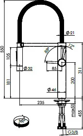 Franke Panera XL Semipro 115.0393.974 - Baterie kuchenne - miniaturka - grafika 3