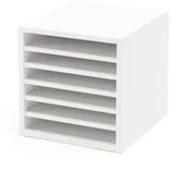 Półki na dokumenty - AJ Produkty Przegrody na dokumenty, 6 półek, 375x360x410 mm - miniaturka - grafika 1