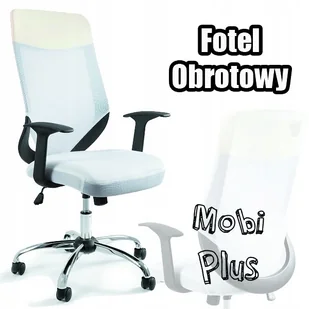 Fotel biurowy, krzesło biurowe Unique Fotel Mobi Plus - Fotele i krzesła biurowe - miniaturka - grafika 6