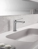 Baterie umywalkowe - Paffoni Tilt Bateria umywalkowa z korkiem chrom TI071KCR - miniaturka - grafika 1