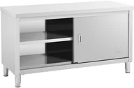 Meble gastronomiczne - Royal Catering Stół roboczy z szafką - 150 x 60 cm - 600 kg RCSSCB-150x60-E - 3 LATA GWARANCJI RCSSCB-150x60-E - miniaturka - grafika 1