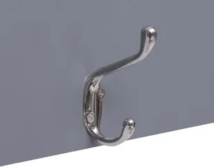 vidaXL Wieszak ścienny na płaszcze WELCOME, szary, 74 x 29,5 cm - Wieszaki i stojaki - miniaturka - grafika 4