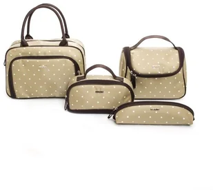 Noble Cosmetic Kosmetyczka damska Piórnik Noble Daisy D002 - Kosmetyczki, organizery i kuferki - miniaturka - grafika 3