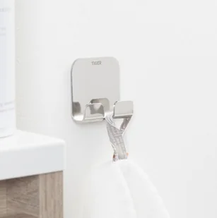 Tiger Colar Haczyk podwójny chrom 13146.3.03.46 - Wieszaki łazienkowe - miniaturka - grafika 2