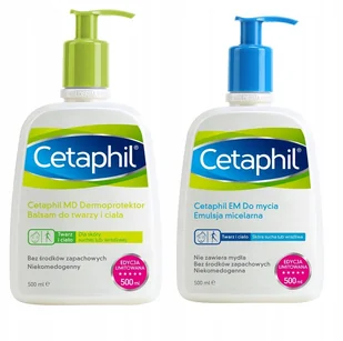 Cetaphil GALDERMA SP Z O.O Polska EM Emulsja micelarna do mycia 500 ml 7072497 - Kosmetyki do kąpieli - miniaturka - grafika 5