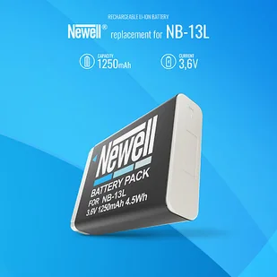 Newell Akumulator Canon NB-13L 0B56-58230 - Akumulatory do aparatów dedykowane - miniaturka - grafika 3