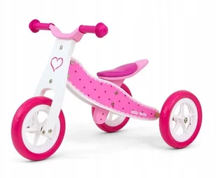 Milly Mally Jeździk 2w1 Look Hearts - Rowerki biegowe - miniaturka - grafika 2