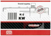 Druki akcydensowe - Stolgraf Druk KW DOWÓD WYPŁATY K-2 100 kartek, samopkopiujący, wielokopia 615 - miniaturka - grafika 1