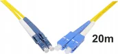 Pigtaile światłowodowe - Patchcord Lc/pc-sc/pc Sm dx 2.8mm G657A1 20m - miniaturka - grafika 1