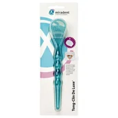Szczoteczki do zębów - MIRADENT Tong Clin De Luxe szczoteczka do języka niebieska - miniaturka - grafika 1